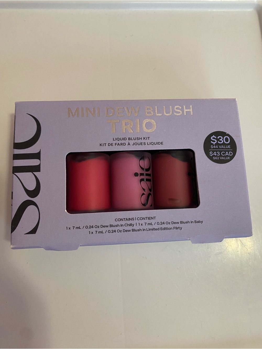 Saie Mini Dew Blush Trio - Pink/Red Shades